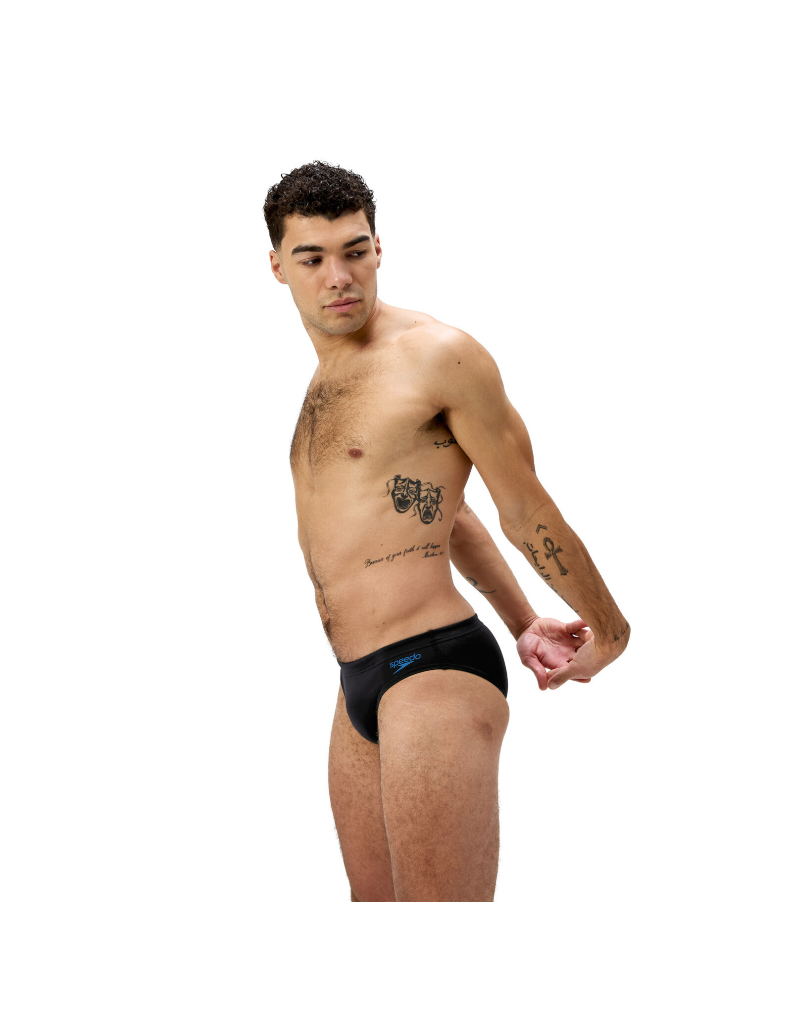 Speedo END+ TECH PANEL 7CM BRIEF BLA/BLU