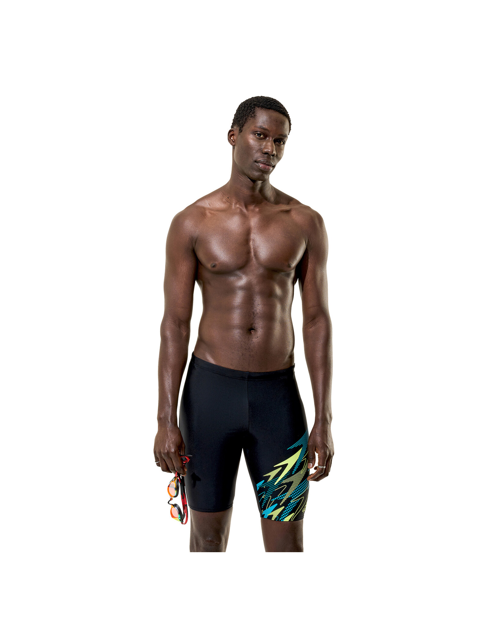 Speedo MEDLEY LOGO JAMMER BLA/GRN