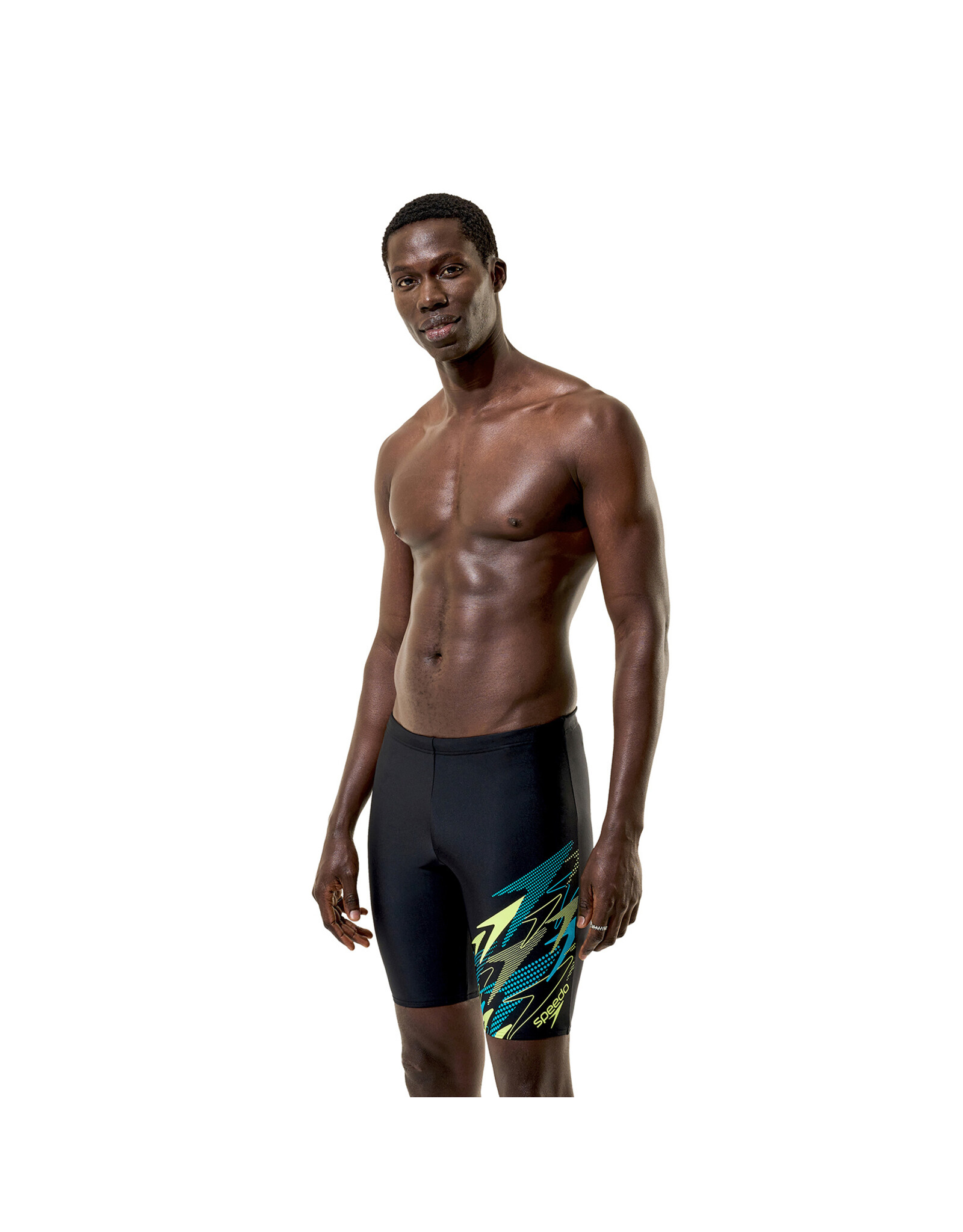 Speedo MEDLEY LOGO JAMMER BLA/GRN