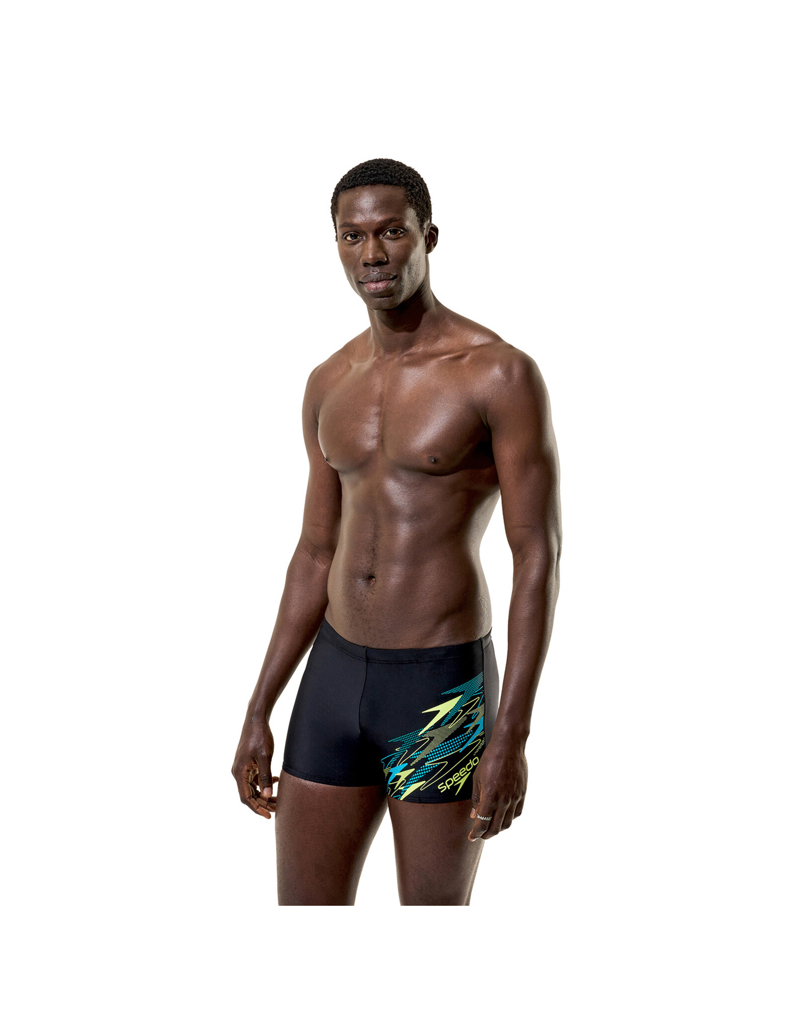 Speedo MEDLEY LOGO AQUASHORT BLA/GRN