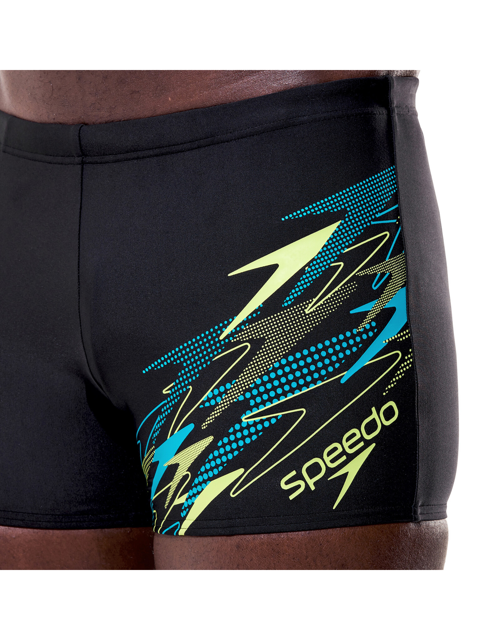 Speedo MEDLEY LOGO AQUASHORT BLA/GRN