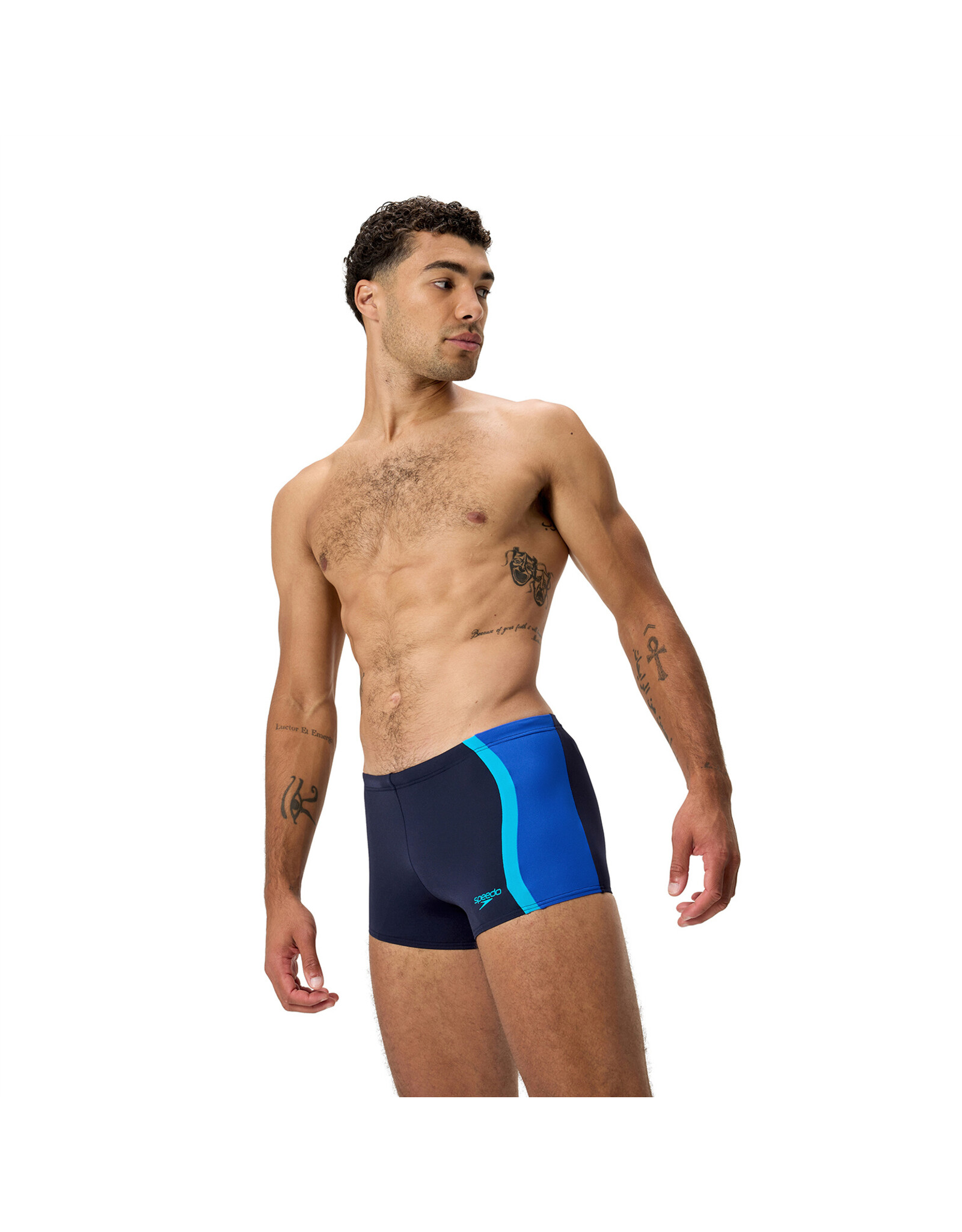 Speedo SOLID SPLICE AQSH NAV/BLU