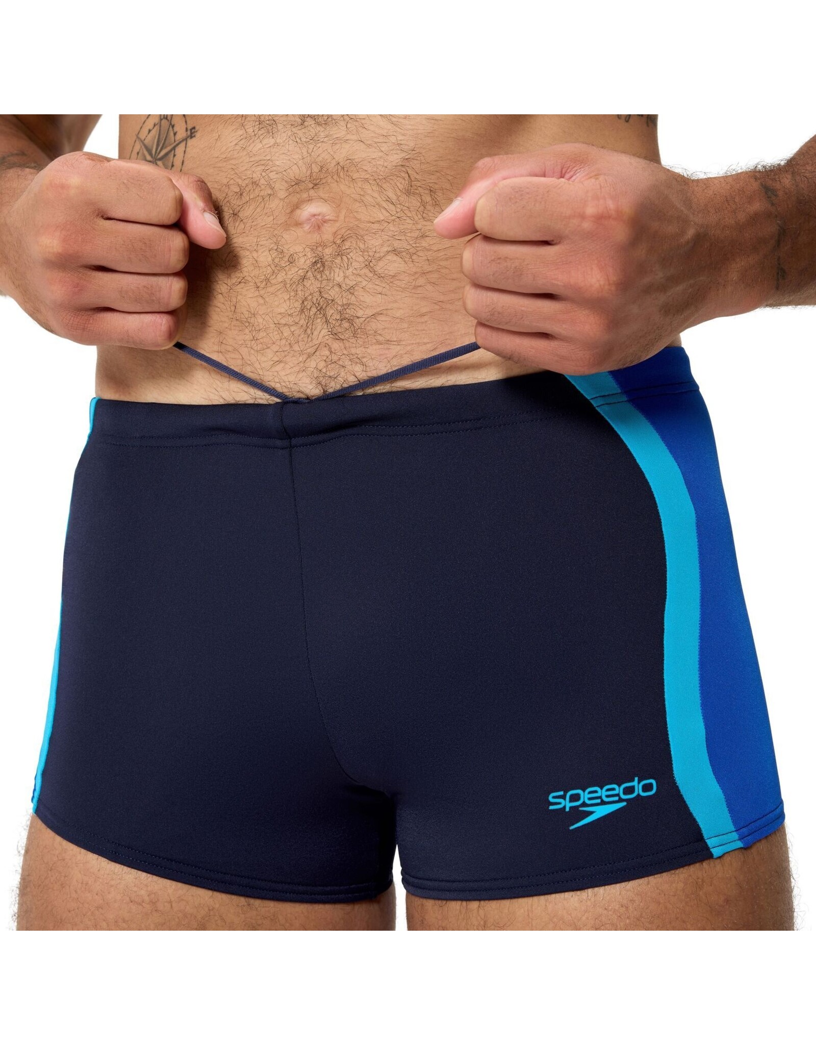 Speedo SOLID SPLICE AQSH NAV/BLU