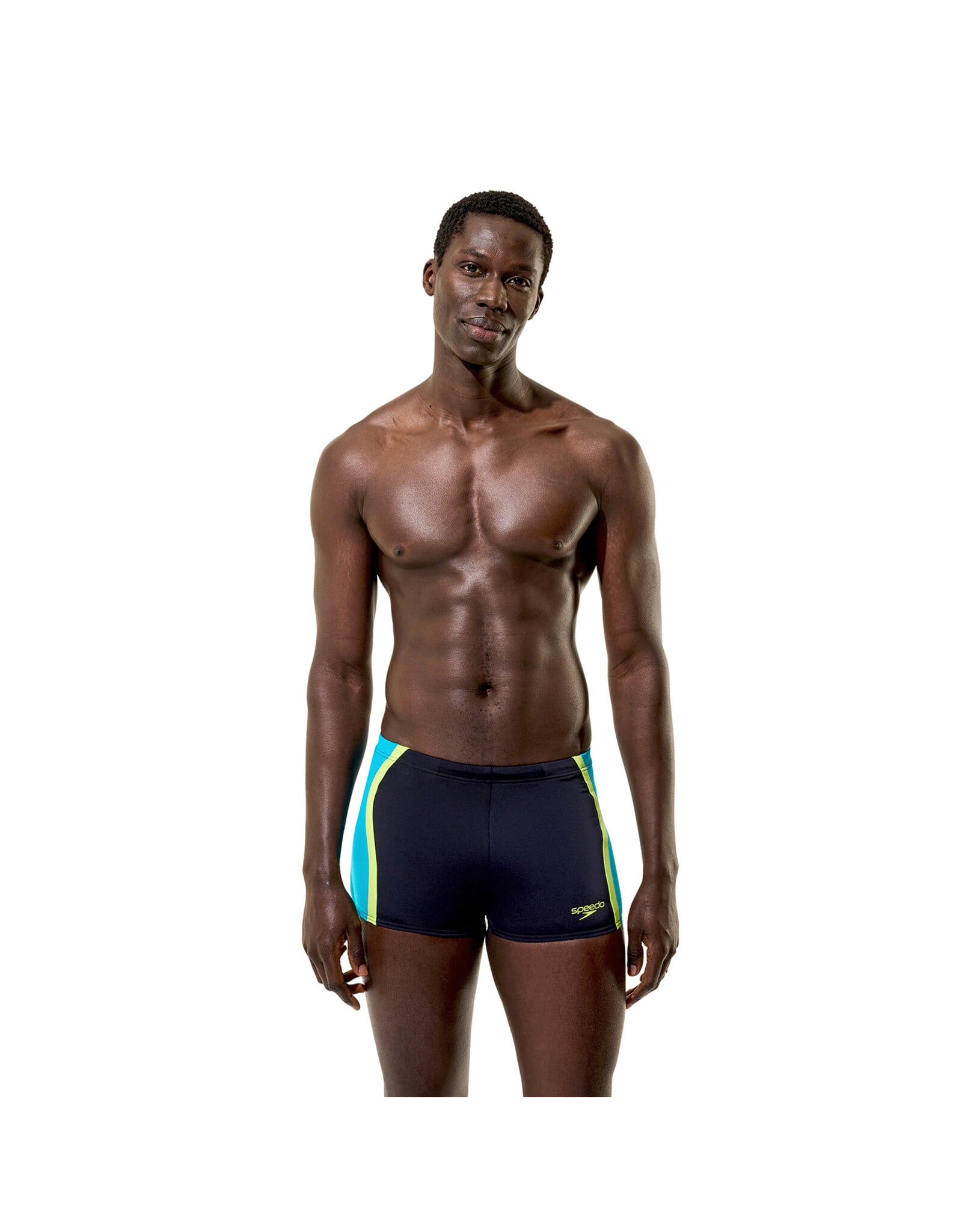 Speedo SOLID SPLICE AQUASHORT BLA/GRN