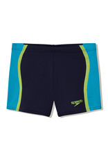 Speedo SOLID SPLICE AQUASHORT BLA/GRN