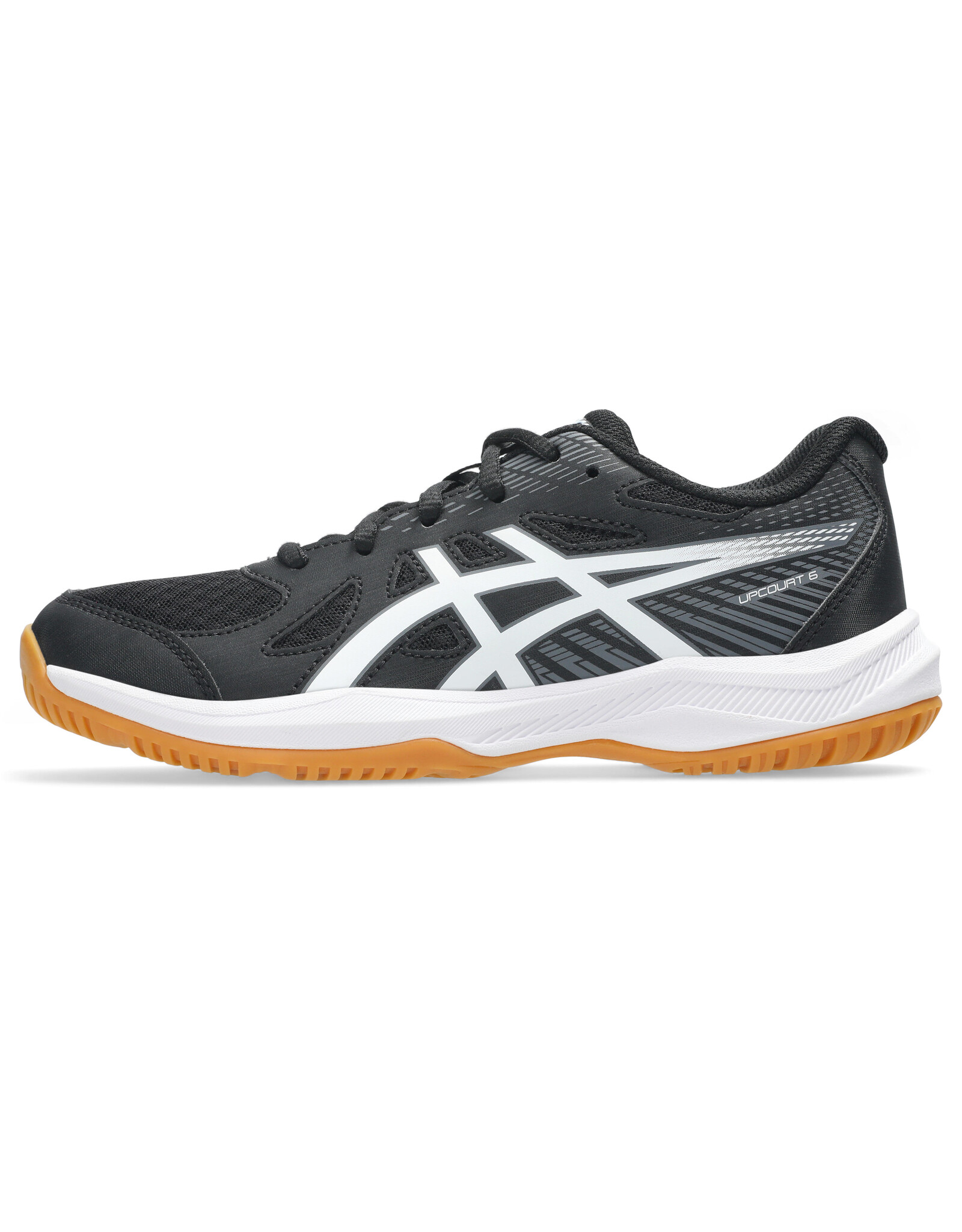 Asics UPCOURT 6 GS-Kinderen-BLACK/WHITE