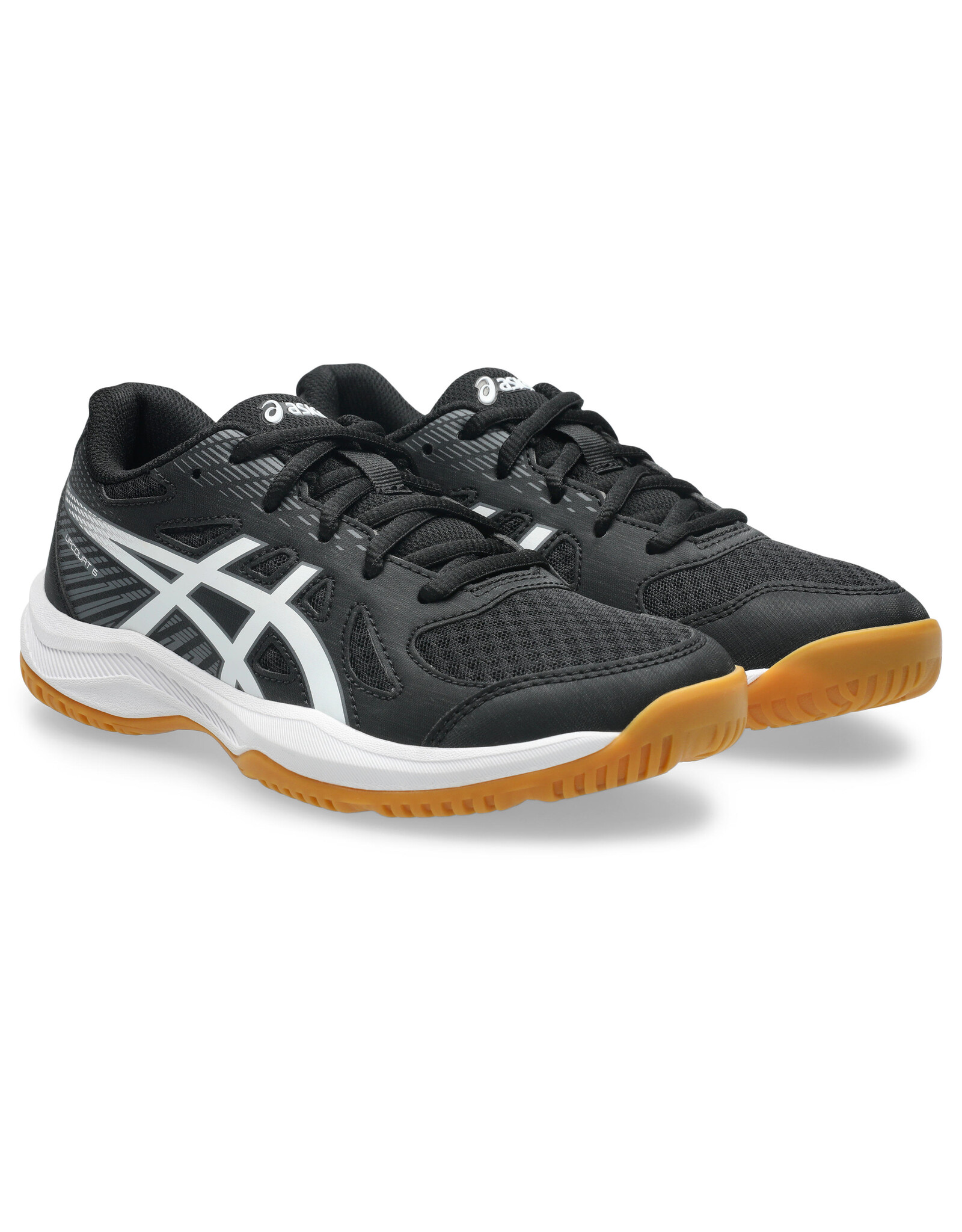 Asics UPCOURT 6 GS-Kinderen-BLACK/WHITE