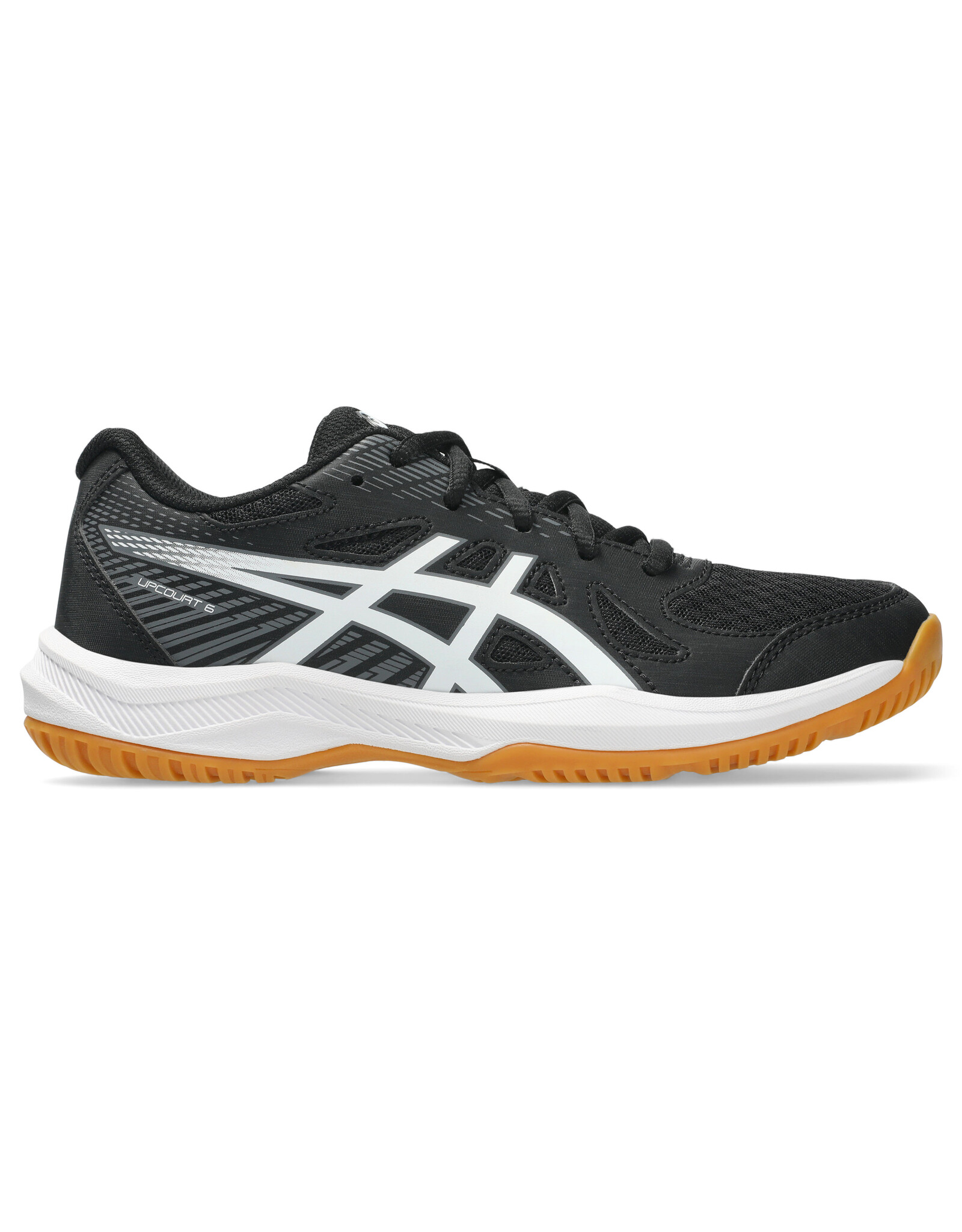 Asics UPCOURT 6 GS-Kinderen-BLACK/WHITE