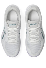 Asics UPCOURT 6 GS-Kinderen-WHITE/FOGGY TEAL