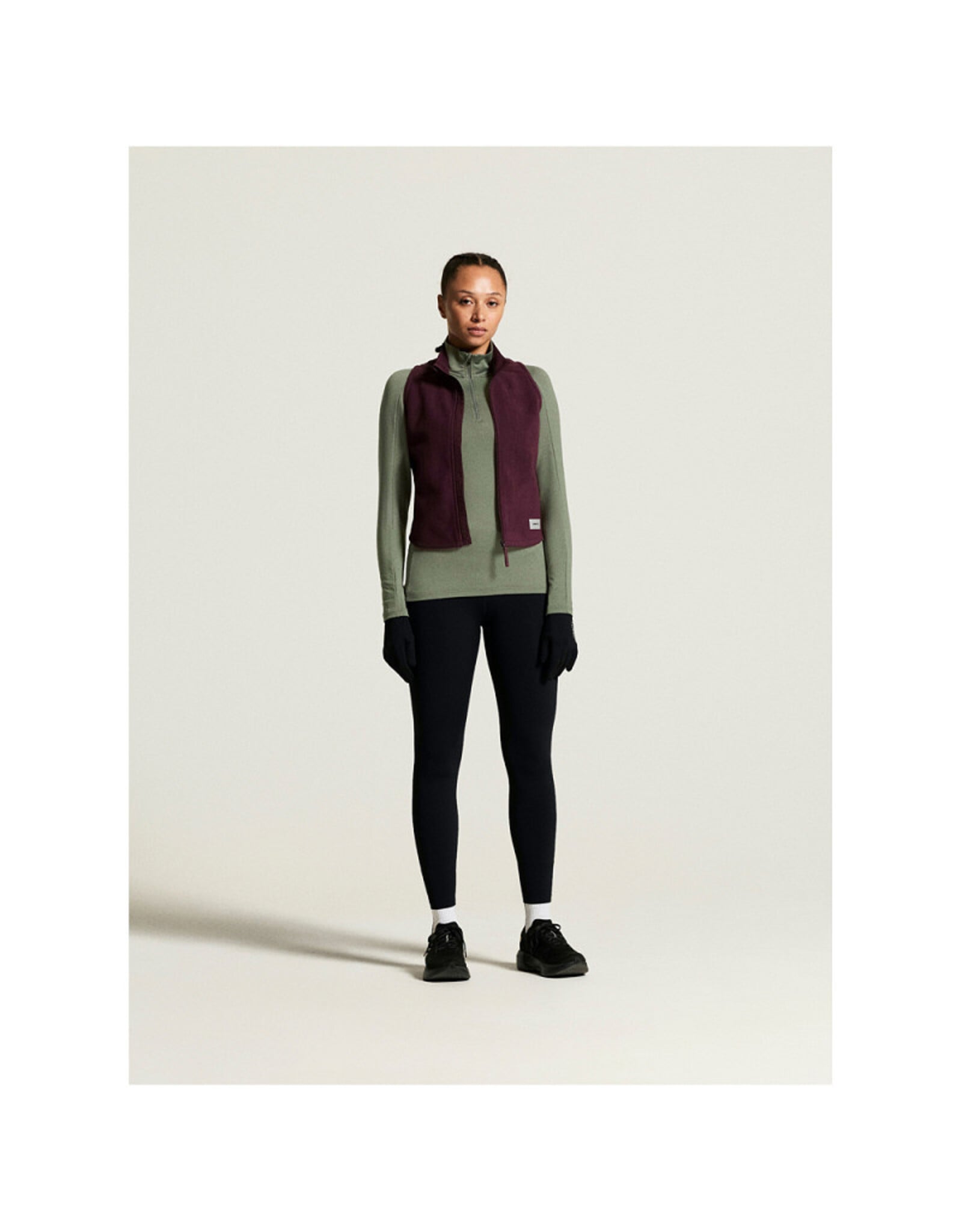 Craft GAIN MIDLAYER W-Dames-LEAF