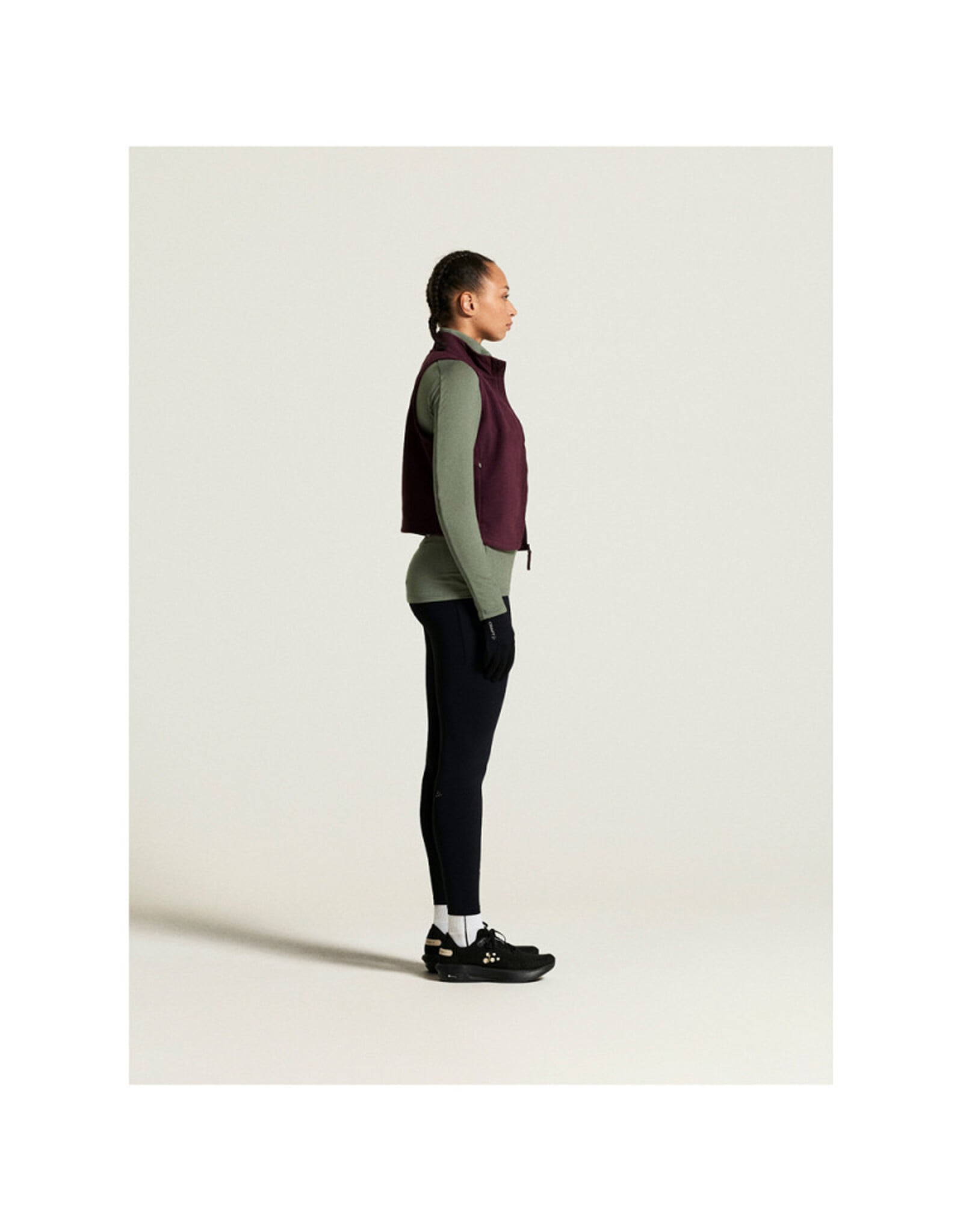 Craft GAIN MIDLAYER W-Dames-LEAF