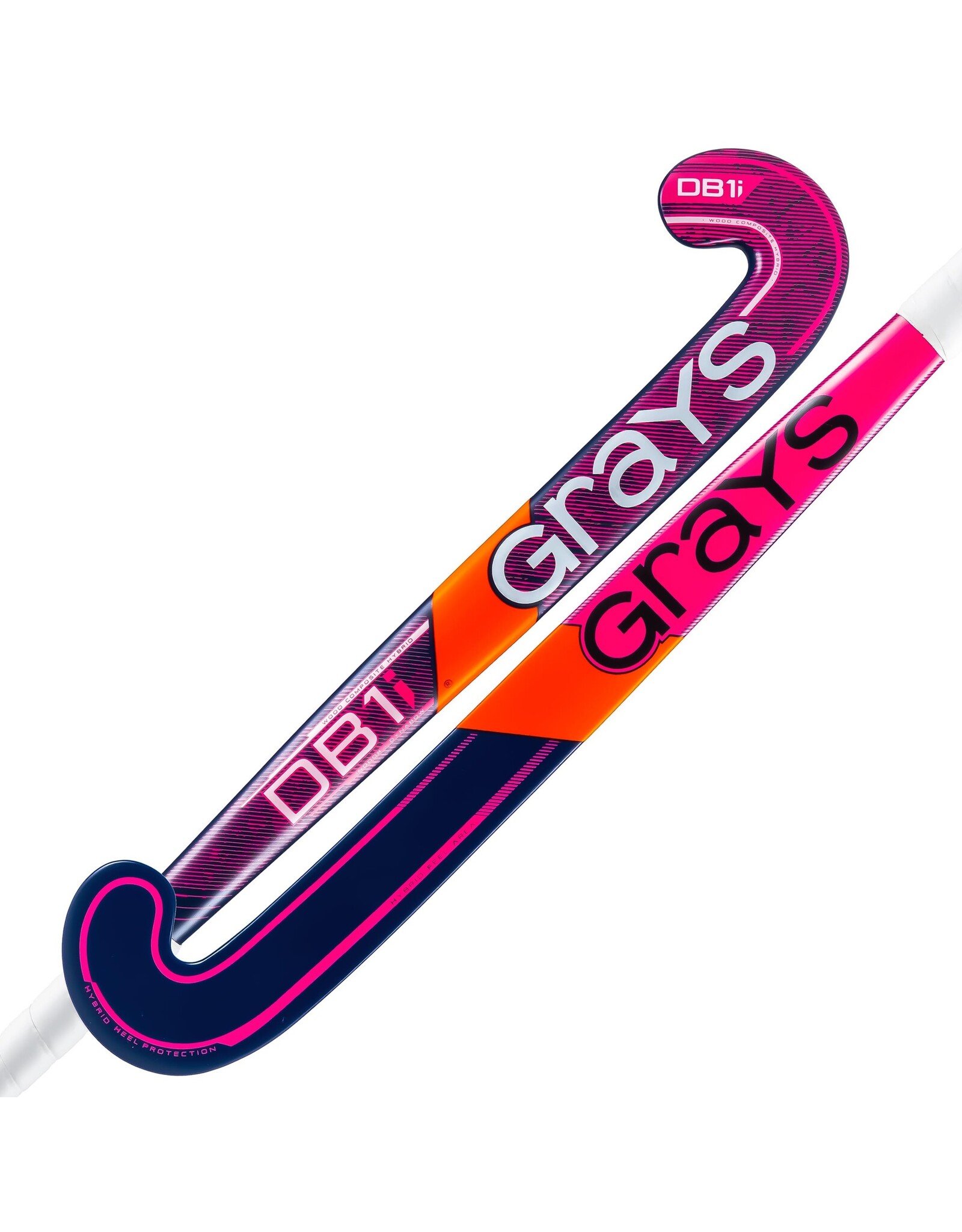 Grays 1i Dynabow Indoor Jn-Fluo Black / Pink / White