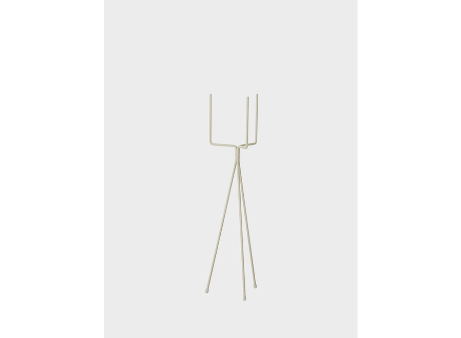ferm LIVING Plant Stand - Light Grey - Low