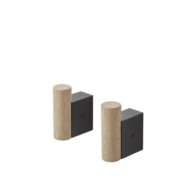 Muuto Attach Coat Hook s/2 oak/black