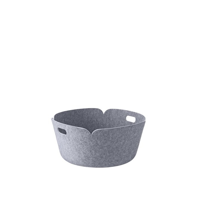 Muuto Restore Round Basket Grey Mélange