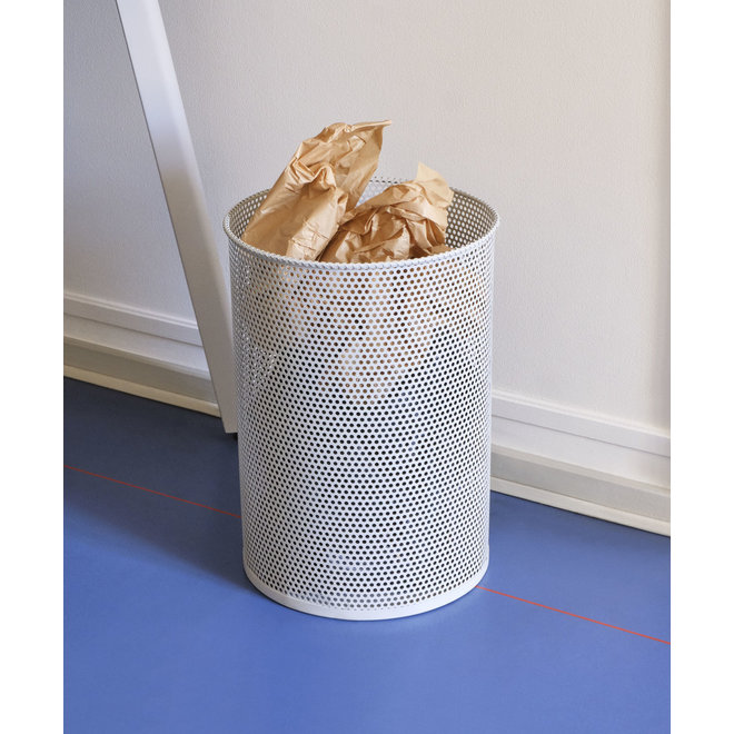 HAY Perforated Bin L light grey