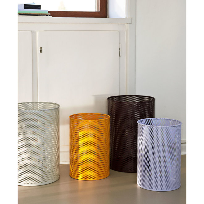 HAY Perforated Bin L light grey