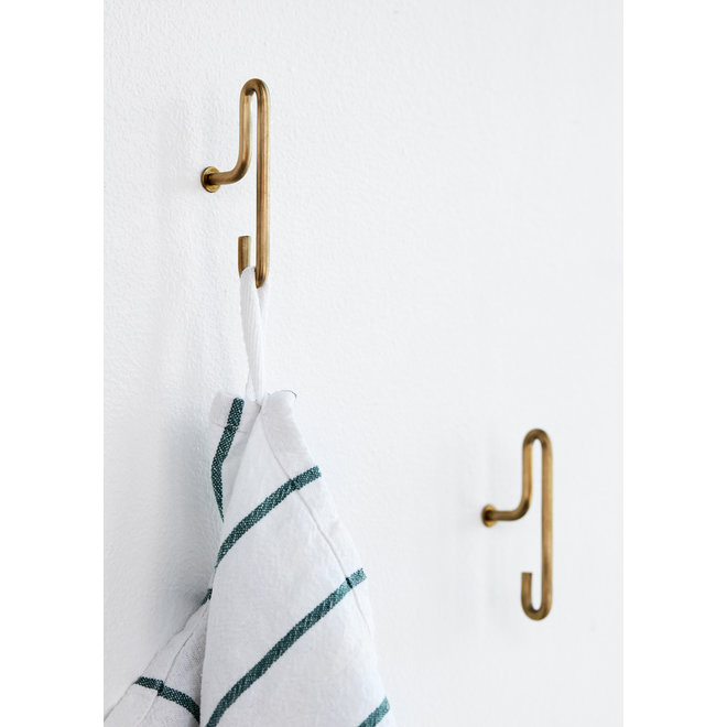 Moebe Wall Hook Large Brass