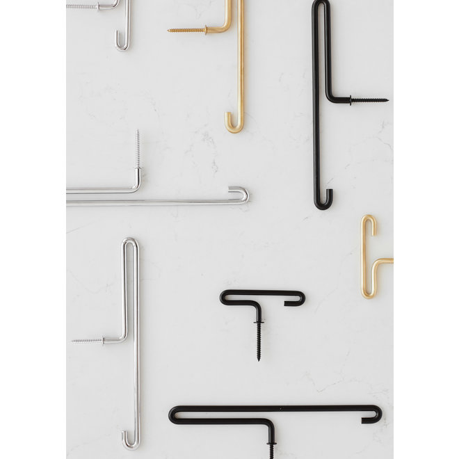 Moebe Wall Hook 2 x Small Brass