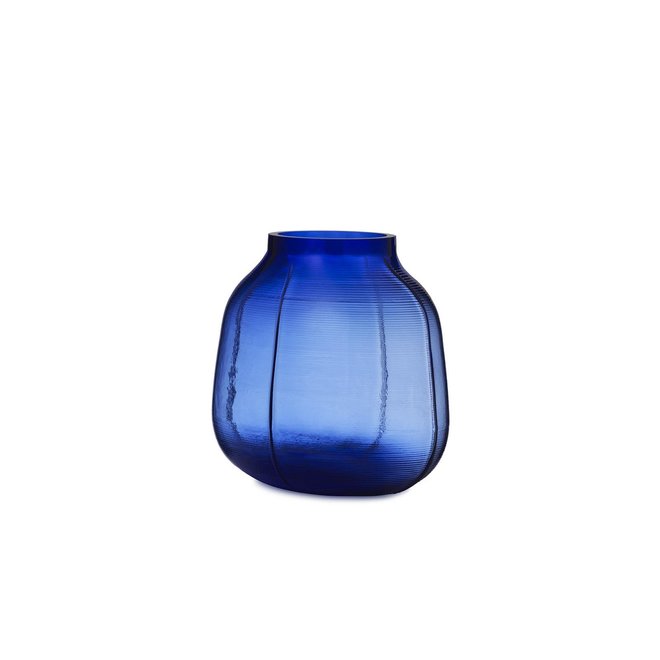 Normann Step Vase H23cm Blue