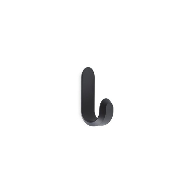 Normann Curve Mini Hook Set of 2 Matt Black