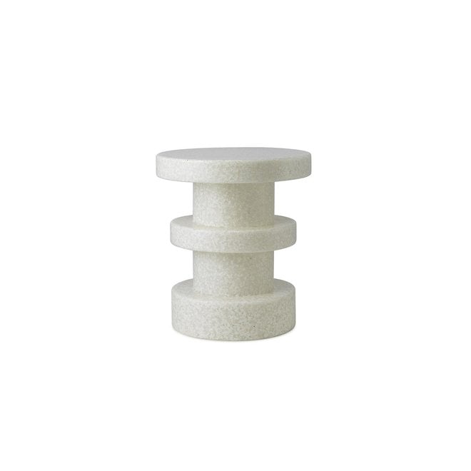 Normann Bit Stool Stack White/White