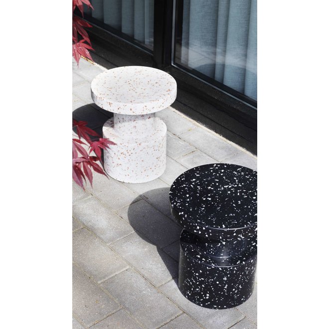 Normann Bit Stool Stack White/White