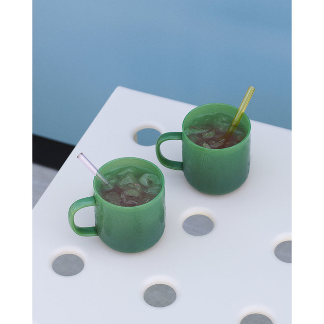 HAY Borosilicate Mug Set of 2 Jade Green