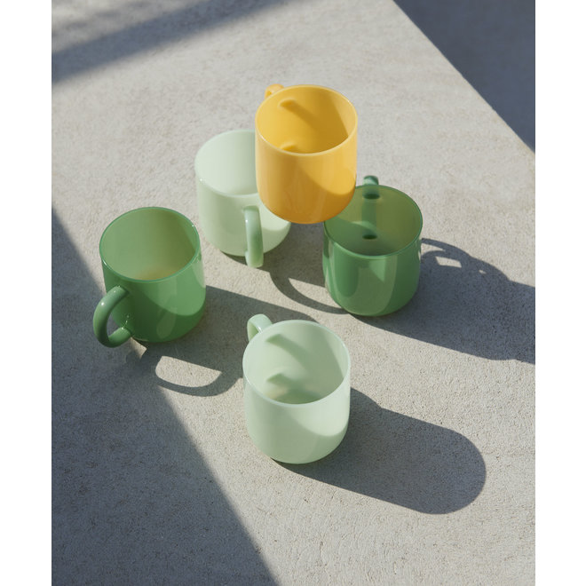 HAY Borosilicate Mug Set of 2 Jade Light Green