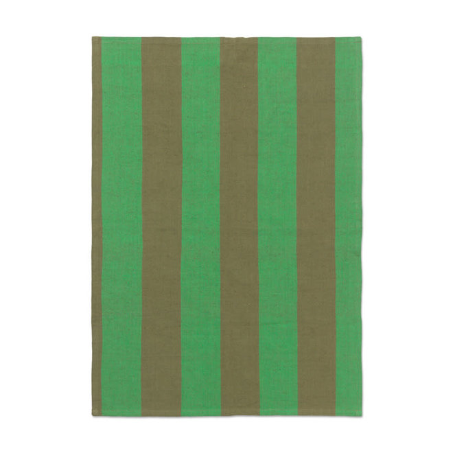 ferm LIVING Hale Tea Towel Olive/Green