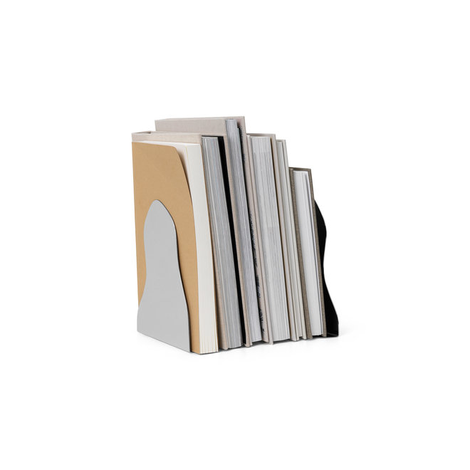 ferm LIVING Pond Bookends Set of 2 Mirror Polish