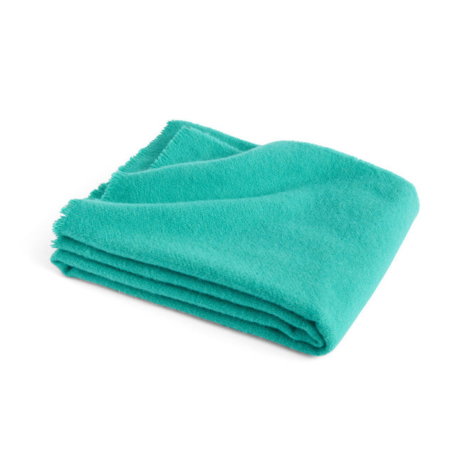 HAY Mono Blanket Aqua Green