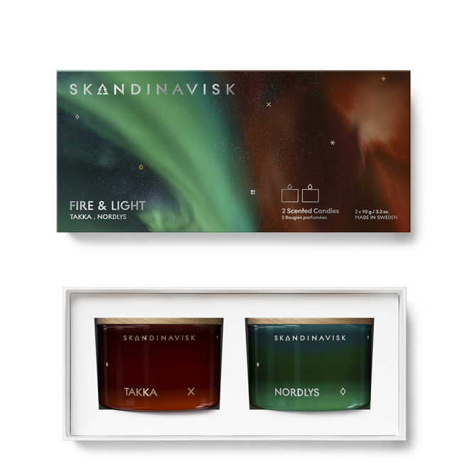 Skandinavisk Giftset Fire & Light 2 x 90g Takka & Nordlys