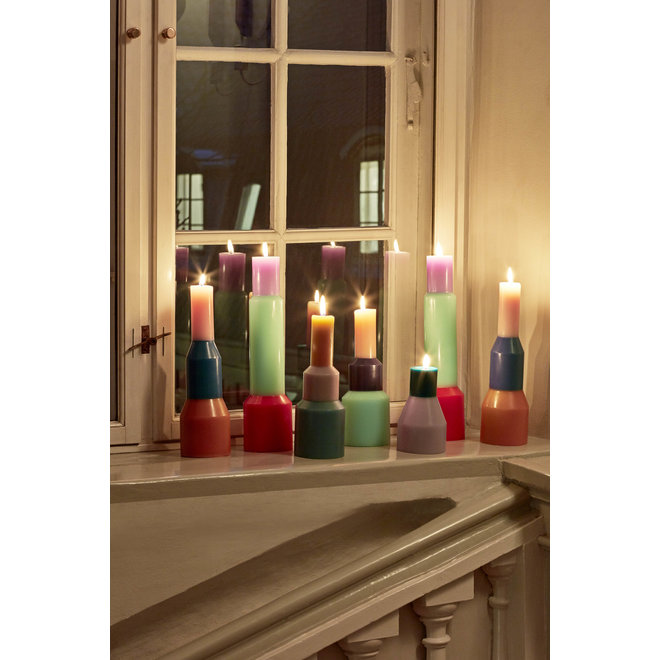 HAY Pillar Candle S Electric Blue