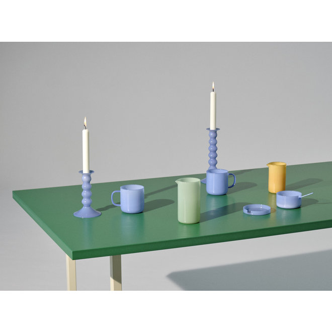 HAY Wavy Candleholder Large Jade light blue