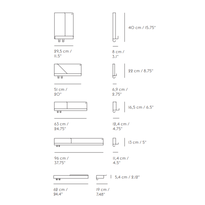 Muuto Folded Shelves