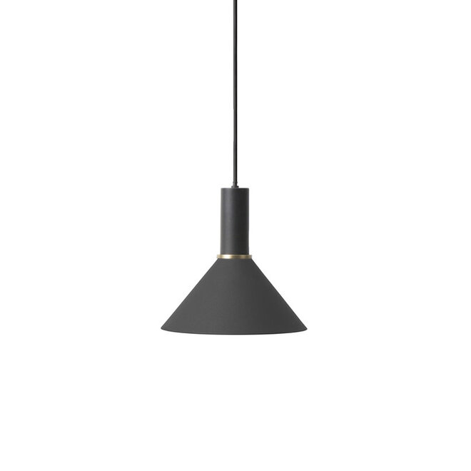 ferm LIVING Collect Pendant Low Black + Cone  Shade Black SHOWMODEL