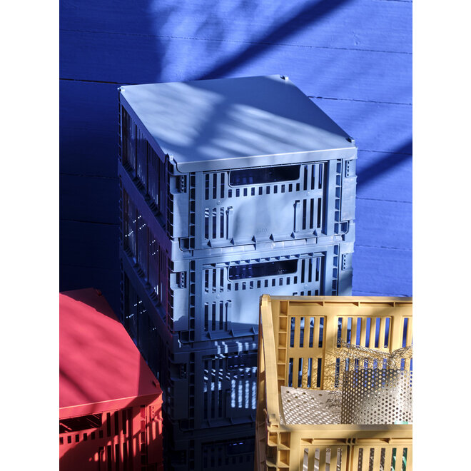 HAY Colour Crate Lid M Electric Blue