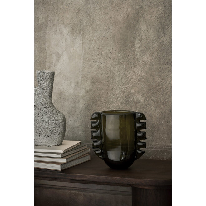 ferm LIVING Alas Vase Moss Green