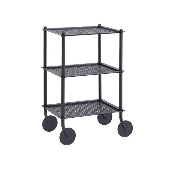 Muuto Flow Trolley 3 Layer Blue Grey