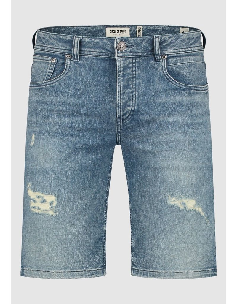 Circle of Trust - Connor Denim Short,  pacific blue