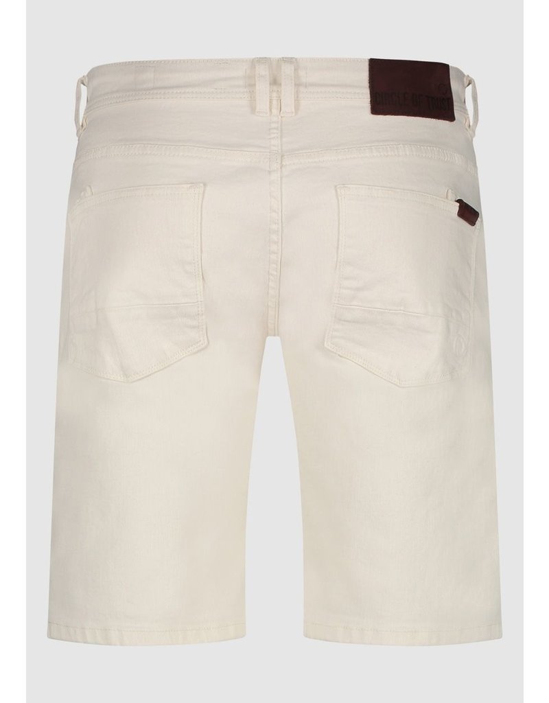 Circle of Trust - Connor Denim Short, Antique white