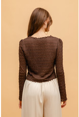 Rut@Circle - Zoe blouse, brown