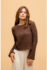 Rut@Circle - Zoe blouse, brown