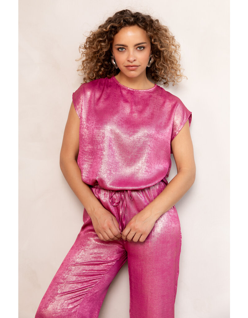 Freebird Icons - Bregje Blouse, Orchidee Roze