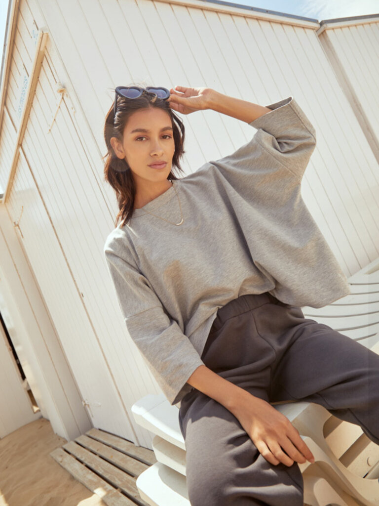 Studio Clique Madeline boyfriend tshirt / light grey