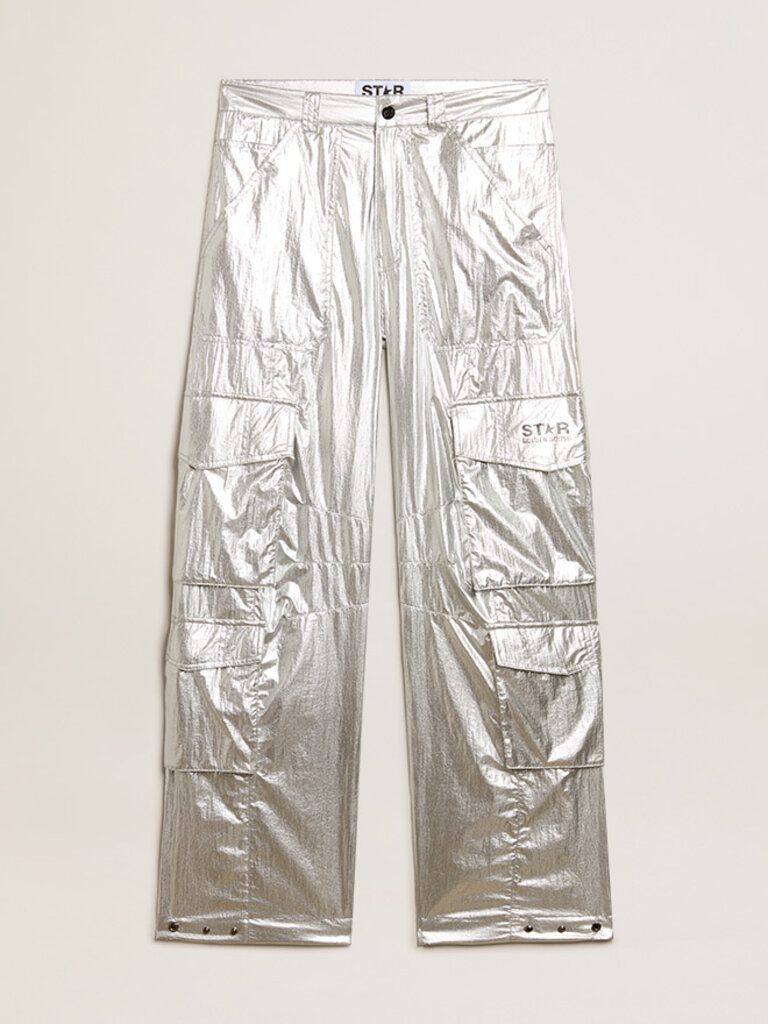 Star cargo pants / silver