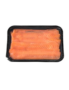  GEROOKTE ZALM LONG SLICED PER 100GR