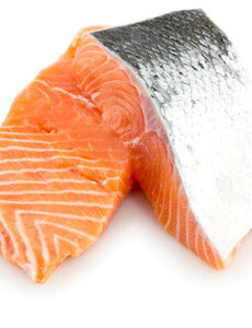  NOORSE ZALMFILET MET VEL - PER 100GRAM