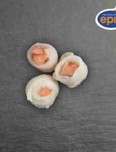  SCHAR ROLLETJES MET ZALM - PER ZAK 800GR